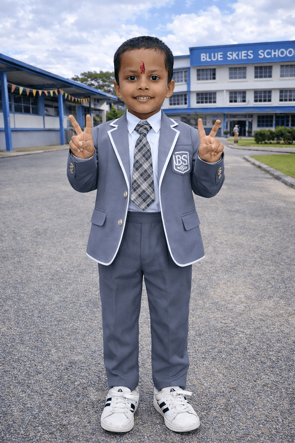 Student Boy - Blue Skies School